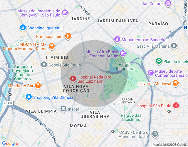 Imóvel no mapa