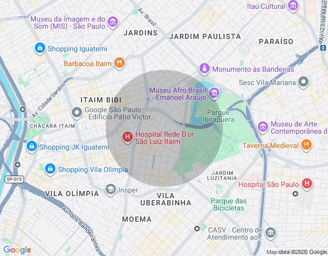 Imóvel no mapa