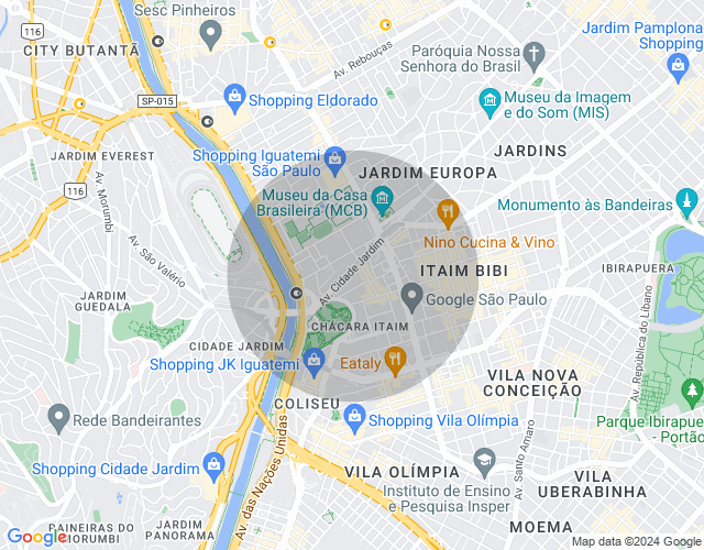 Imóvel no mapa