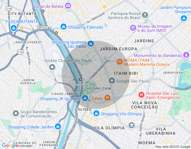 Imóvel no mapa