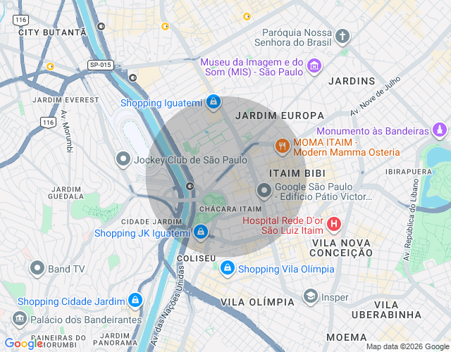 Imóvel no mapa