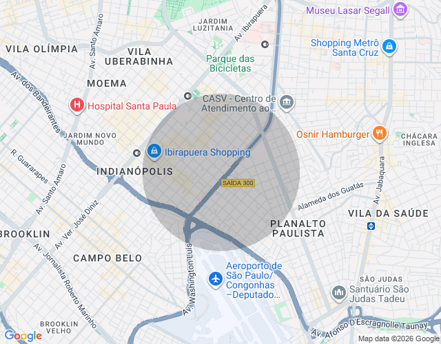 Imóvel no mapa
