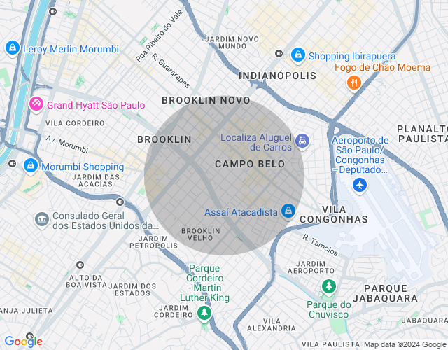 Imóvel no mapa