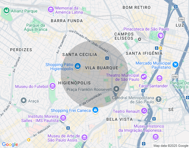 Imóvel no mapa