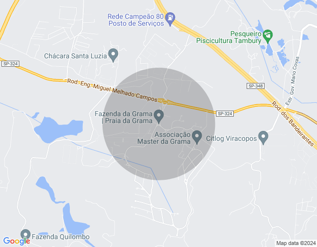 Imóvel no mapa