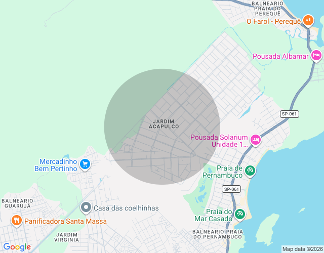 Imóvel no mapa