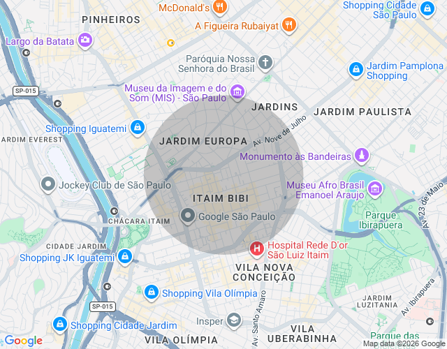 Imóvel no mapa