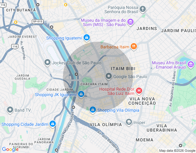 Imóvel no mapa