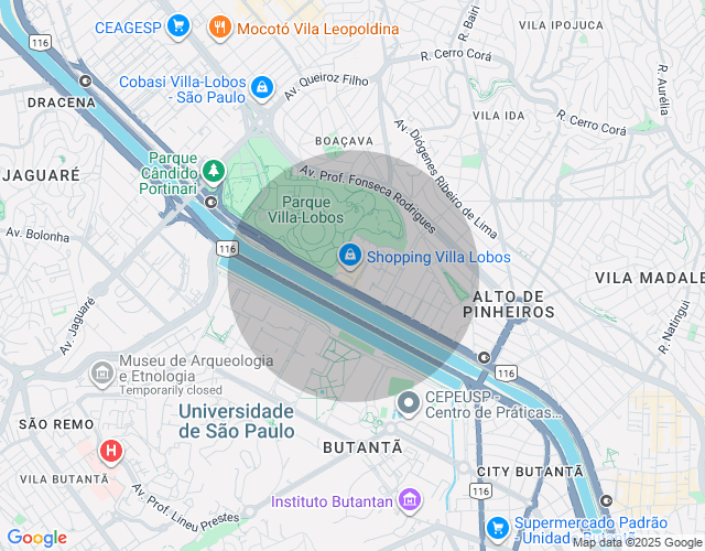Imóvel no mapa