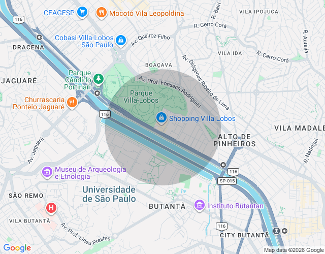 Imóvel no mapa