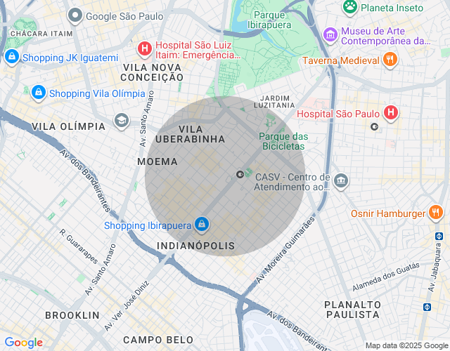 Imóvel no mapa