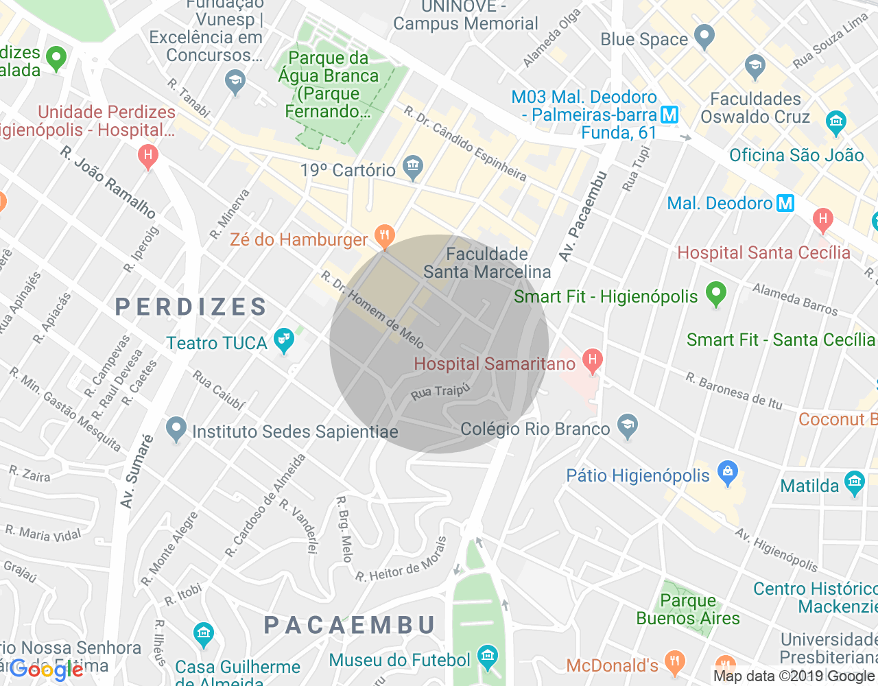 Imóvel no mapa