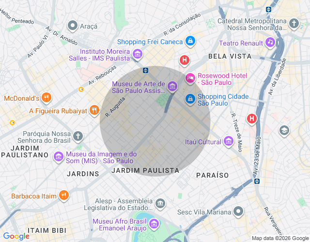 Imóvel no mapa