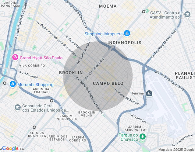 Imóvel no mapa