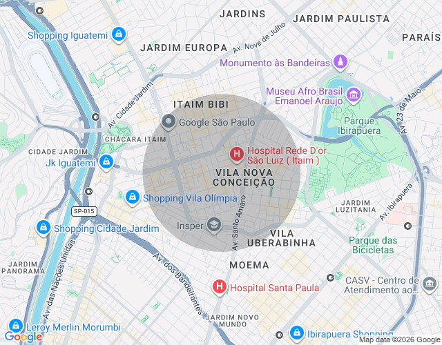 Imóvel no mapa