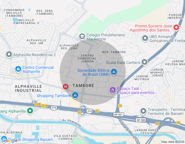 Imóvel no mapa