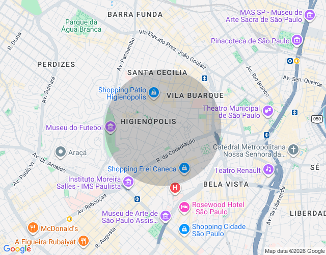 Imóvel no mapa