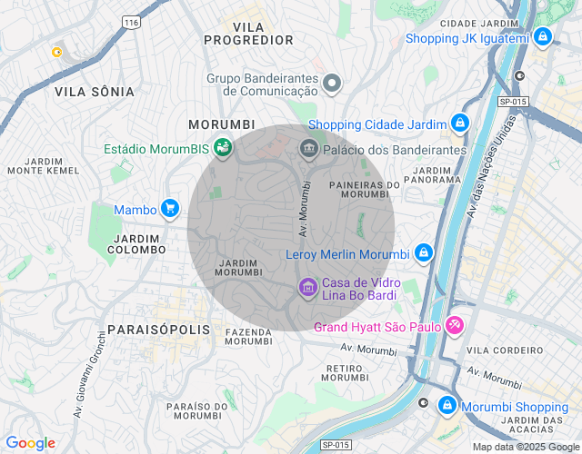 Imóvel no mapa