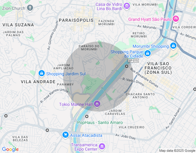 Imóvel no mapa