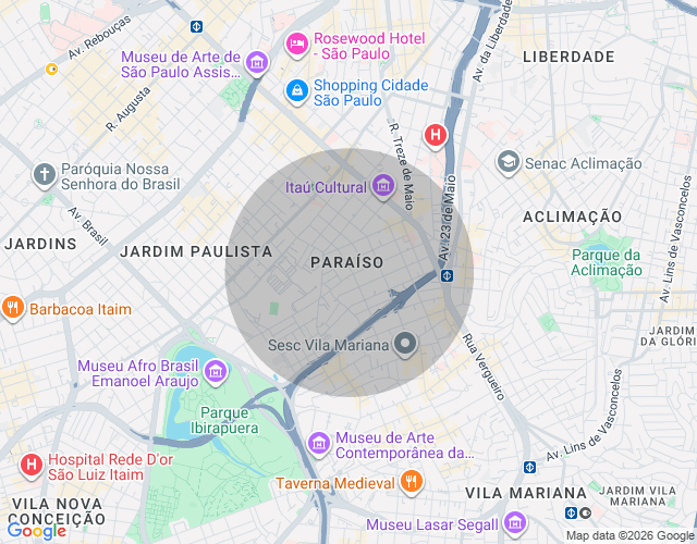 Imóvel no mapa
