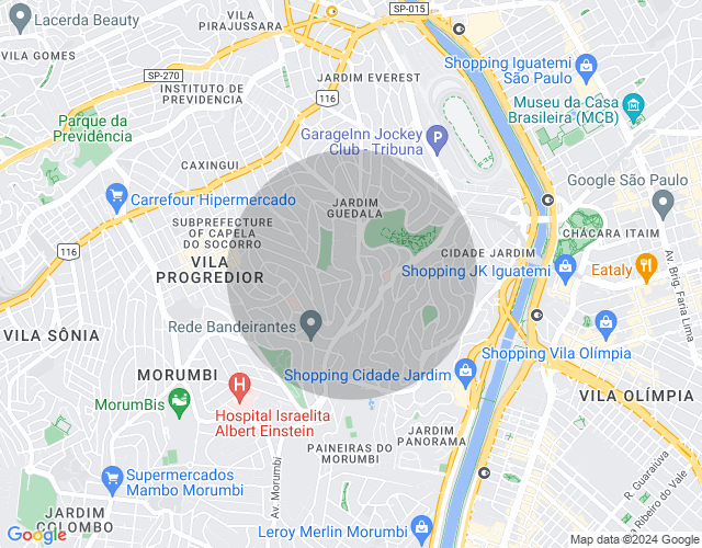 Imóvel no mapa