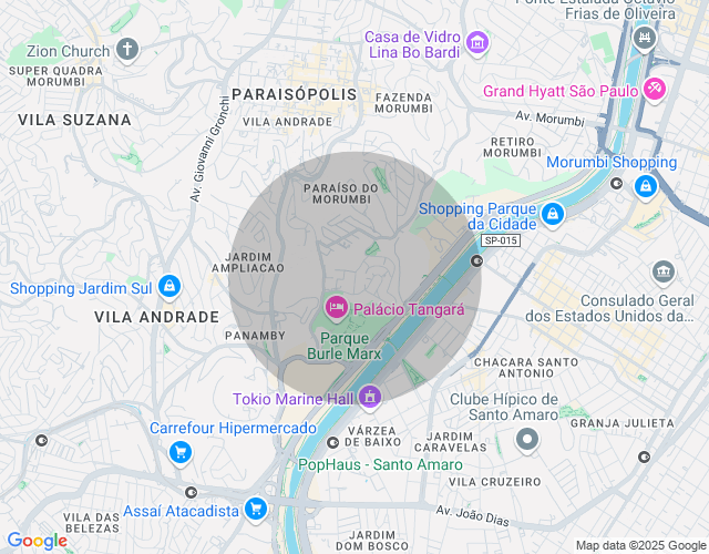 Imóvel no mapa