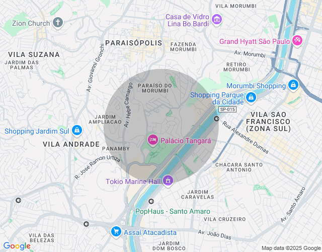 Imóvel no mapa