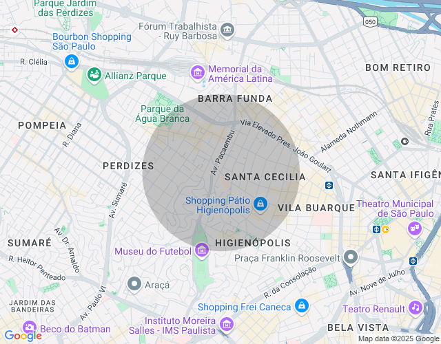 Imóvel no mapa