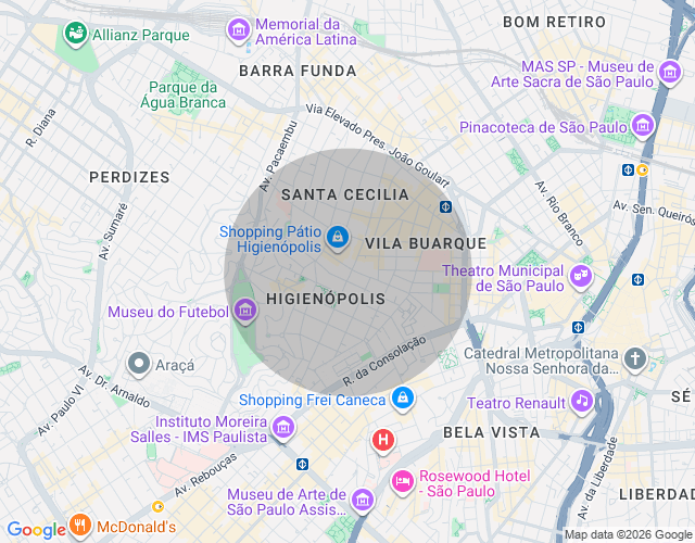 Imóvel no mapa