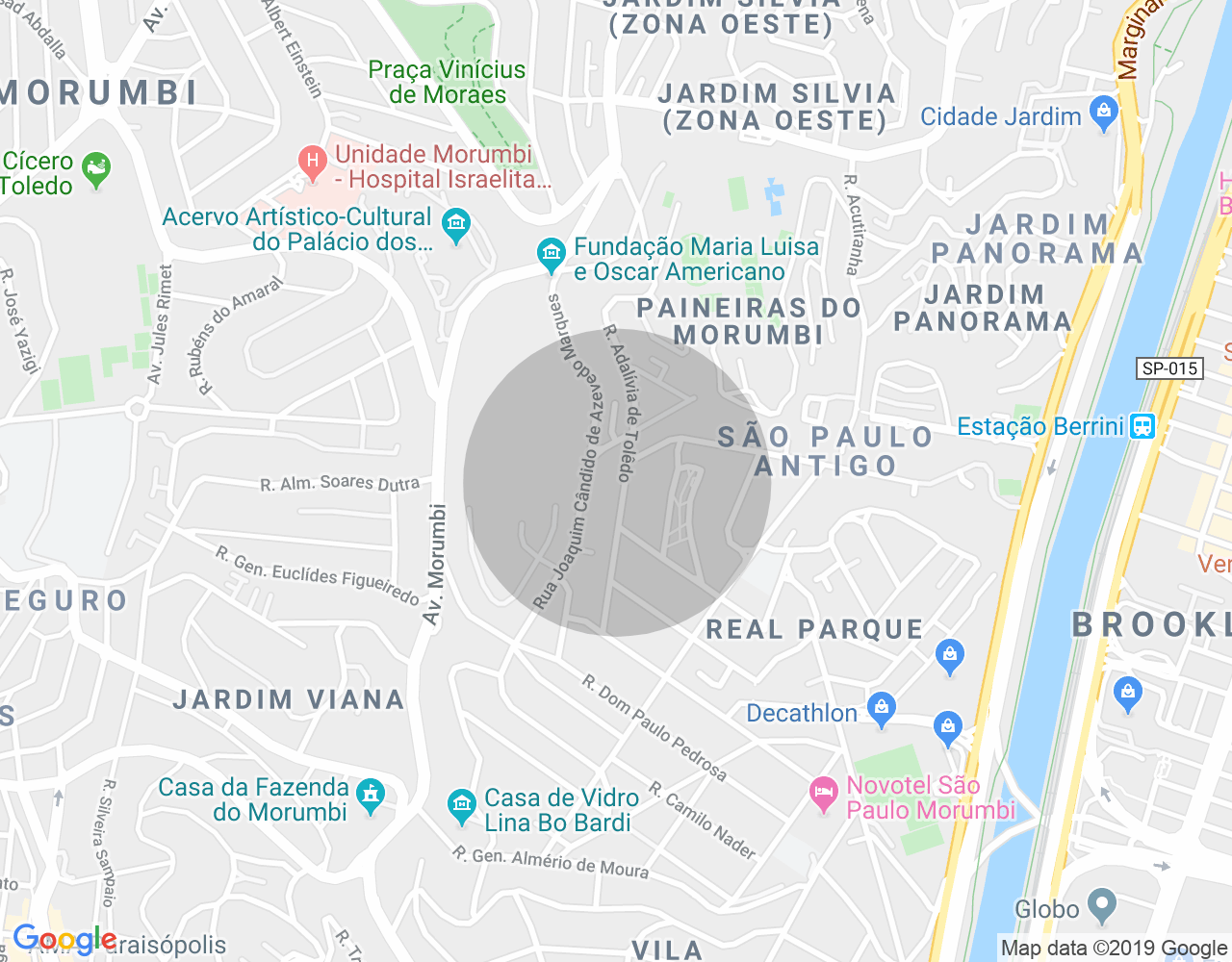 Imóvel no mapa