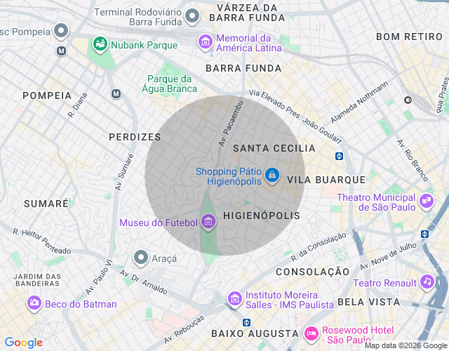 Imóvel no mapa