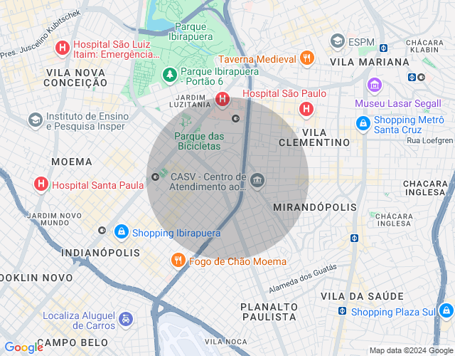 Imóvel no mapa