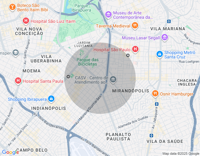 Imóvel no mapa