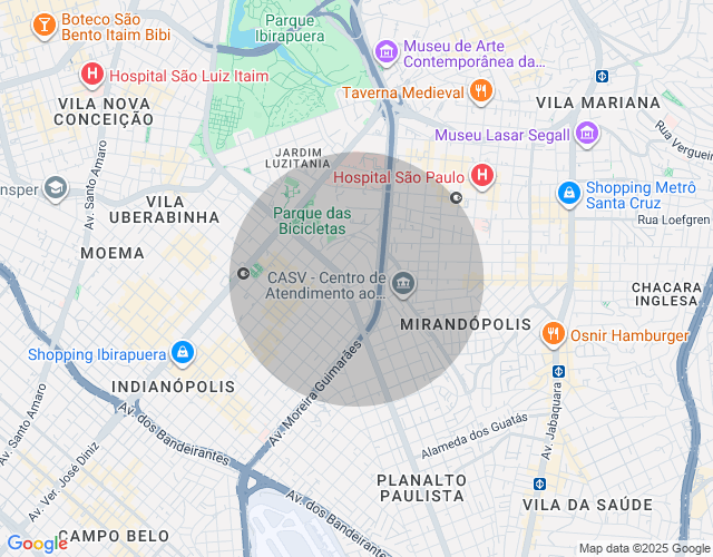 Imóvel no mapa