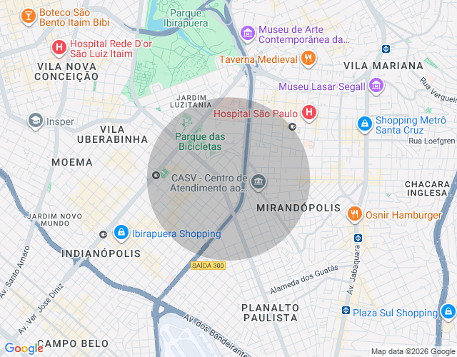 Imóvel no mapa
