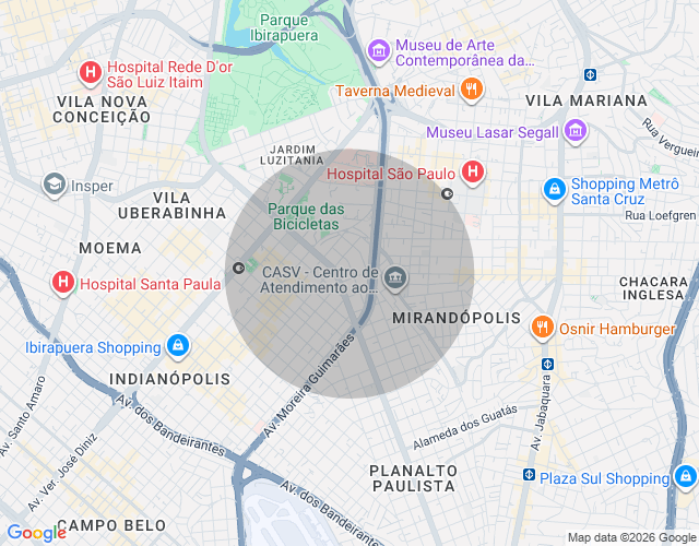 Imóvel no mapa
