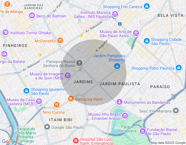 Imóvel no mapa