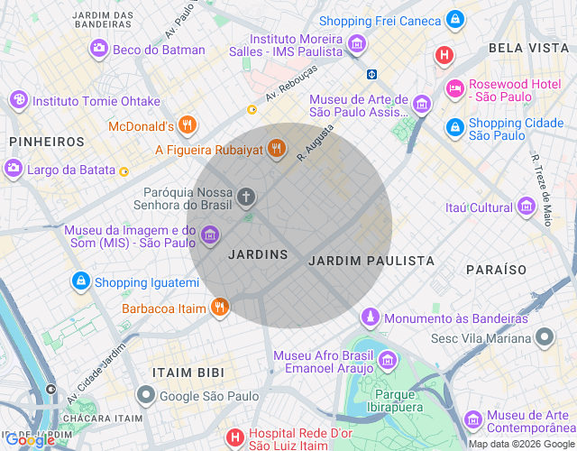 Imóvel no mapa