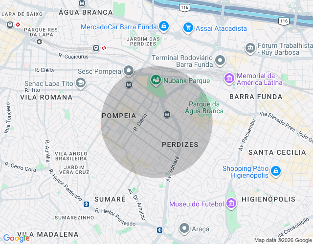Imóvel no mapa