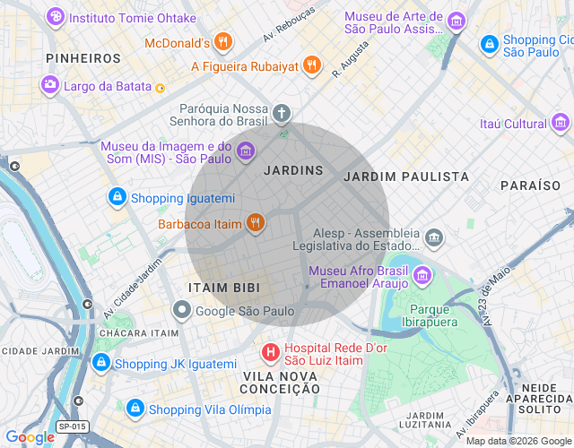 Imóvel no mapa