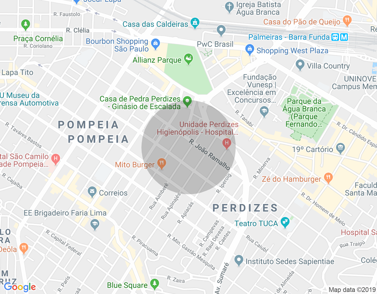 Imóvel no mapa