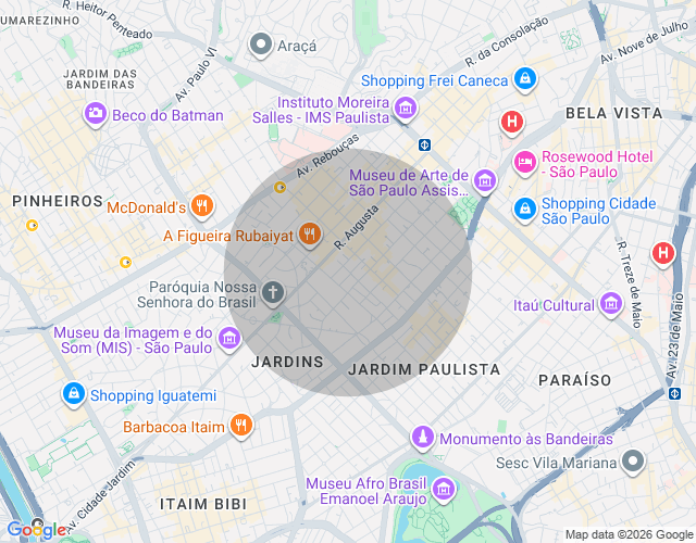 Imóvel no mapa