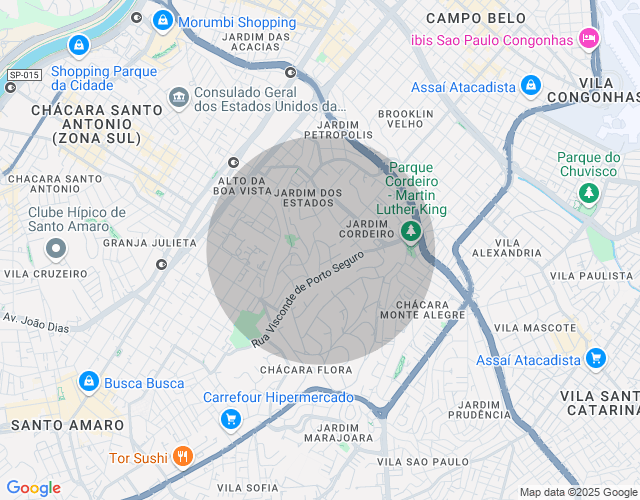 Imóvel no mapa