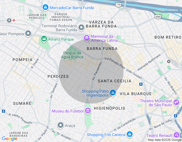 Imóvel no mapa