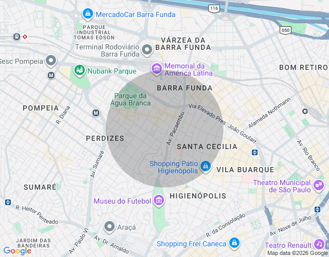 Imóvel no mapa