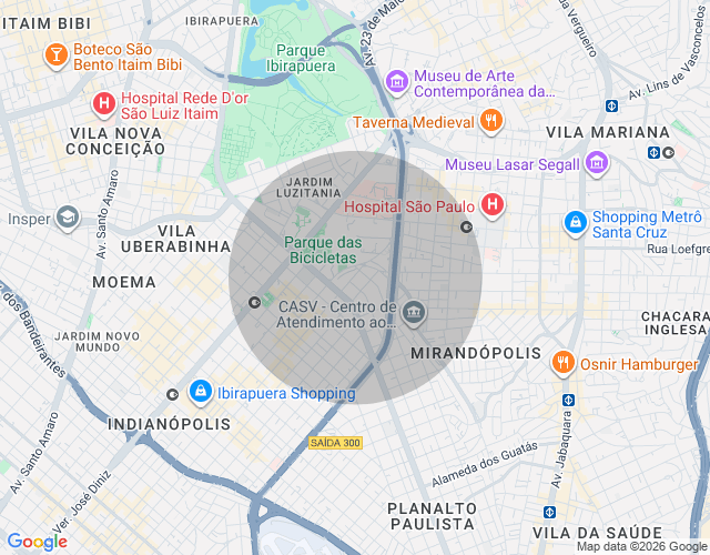 Imóvel no mapa