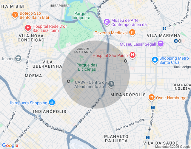 Imóvel no mapa