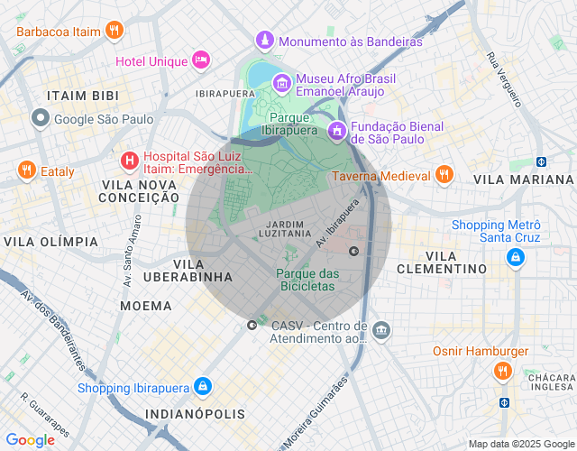 Imóvel no mapa
