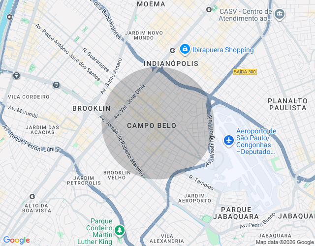 Imóvel no mapa