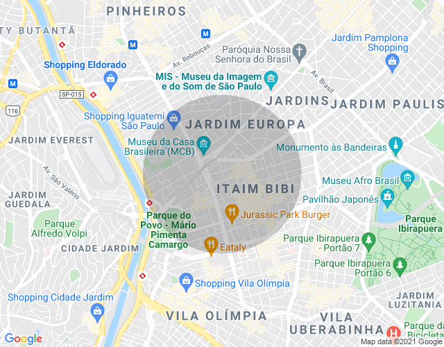 Imóvel no mapa